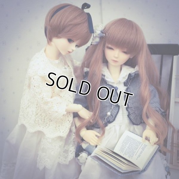 画像3: 薔薇刺繍透かしパッチワンピースSet (3)